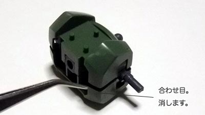 hguc 旧ザクの製作　プラモデル(ガンダム)