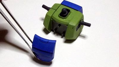 hguc 旧ザクの製作　プラモデル(ガンダム)