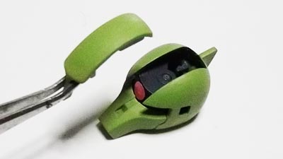 hguc 旧ザクの製作　プラモデル(ガンダム)