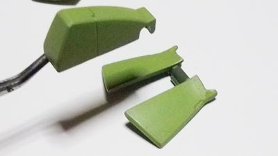 hguc 旧ザクの製作　プラモデル(ガンダム)