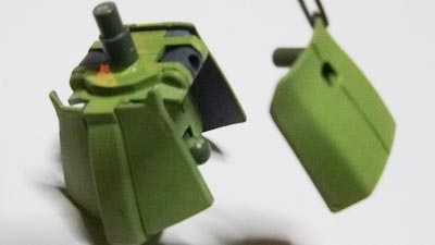 hguc 旧ザクの製作　プラモデル(ガンダム)