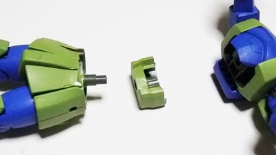 hguc 旧ザクの製作　プラモデル(ガンダム)