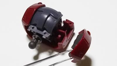 hguc シャア専用ザクII オリジンverの製作　プラモデル(ガンダム)