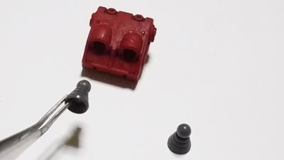 hguc シャア専用ザクII オリジンverの製作　プラモデル(ガンダム)