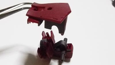 hguc シャア専用ザクII オリジンverの製作　プラモデル(ガンダム)