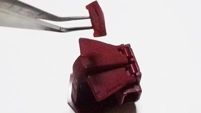 hguc シャア専用ザクII オリジンverの製作　プラモデル(ガンダム)