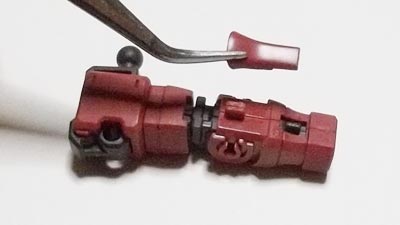 hguc シャア専用ザクII オリジンverの製作　プラモデル(ガンダム)