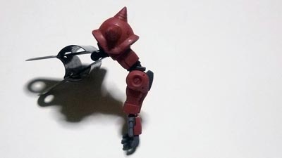 hguc シャア専用ザクII オリジンverの製作　プラモデル(ガンダム)