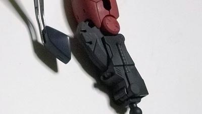 hguc シャア専用ザクII オリジンverの製作　プラモデル(ガンダム)