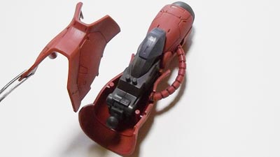 hguc シャア専用ザクII オリジンverの製作　プラモデル(ガンダム)