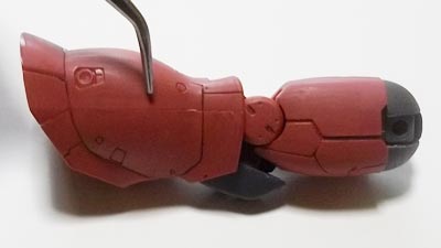 hguc シャア専用ザクII オリジンverの製作　プラモデル(ガンダム)