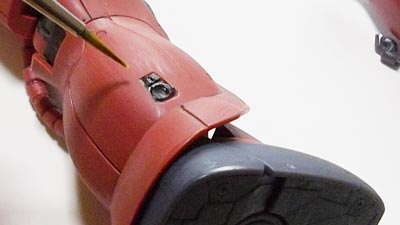 hguc シャア専用ザクII オリジンverの製作　プラモデル(ガンダム)