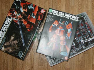 HGUCリックディアスの製作(ガンダム,プラモデル)