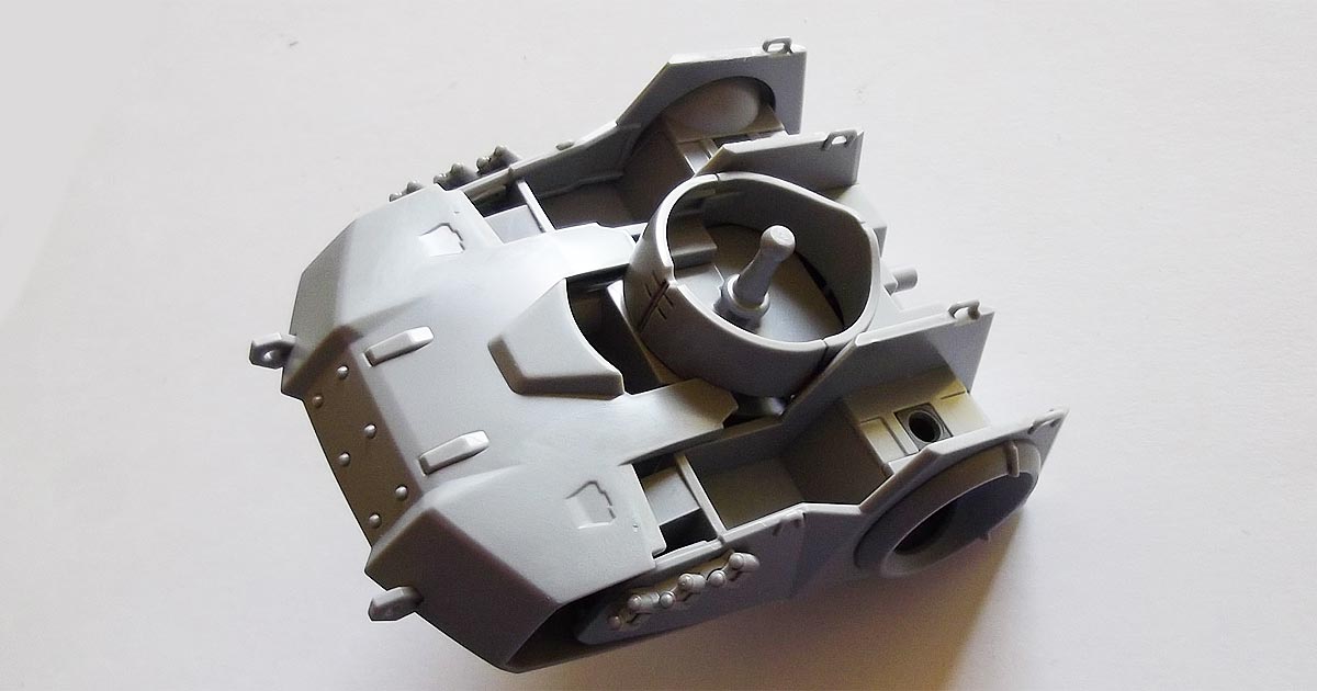 HGUC　RTX-65ガンタンク初期型の製作（プラモデル）