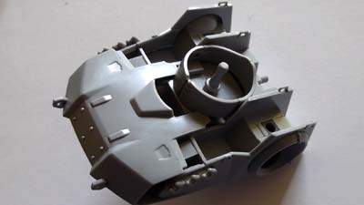 HGUC　RTX-65ガンタンク初期型の製作（プラモデル）