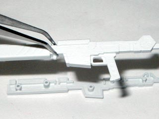 HGUCニューガンダムの製作(プラモデル)