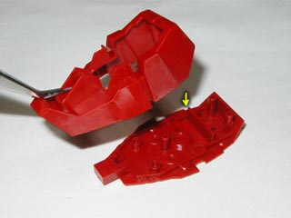 HGUCサザビー（プラモデル,ガンダム）の製作