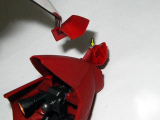 HGUCサザビー（プラモデル,ガンダム）の製作