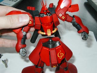 HGUCサザビー（プラモデル,ガンダム）の製作