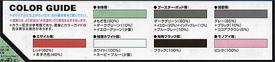 ガンプラ　ズサ　塗装色