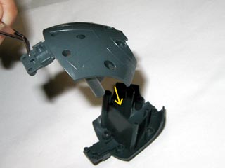 HGUCゾック(プラモデル)の製作