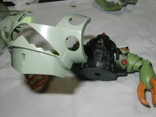 HGUCゾック(プラモデル,ガンダム)の製作