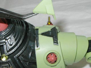HGUCゾック(プラモデル,ガンダム)の製作