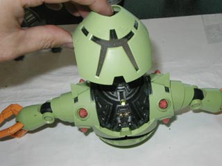 HGUCゾック(プラモデル,ガンダム)の製作
