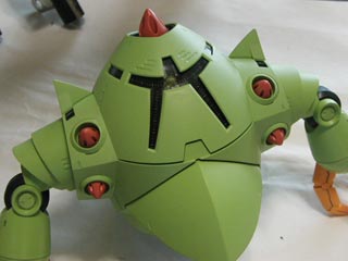 HGUCゾック(プラモデル,ガンダム)の製作
