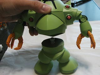 HGUCゾック(プラモデル,ガンダム)の製作