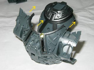 HGUCゾック(プラモデル,ガンダム)の製作