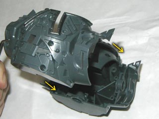 HGUCゾック(プラモデル,ガンダム)の製作