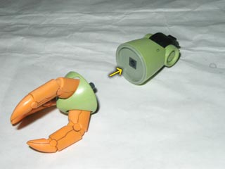 HGUCゾック(プラモデル,ガンダム)の製作