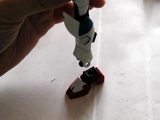HGフォースインパルスガンダム製作(プラモデル)