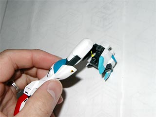 HGフォースインパルスガンダム製作(プラモデル)