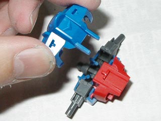 HGフォースインパルスガンダム製作(プラモデル)