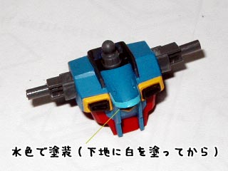 HGフォースインパルスガンダム製作(プラモデル)