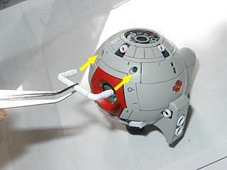 MGボールの製作(ガンダム,プラモデル)