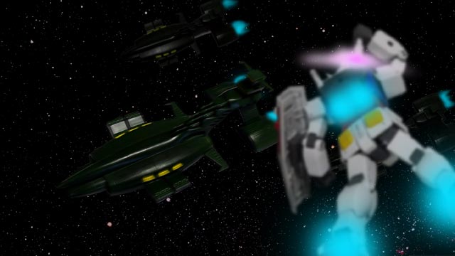 1/1200ムサイ　プラモデル(ガンダム)