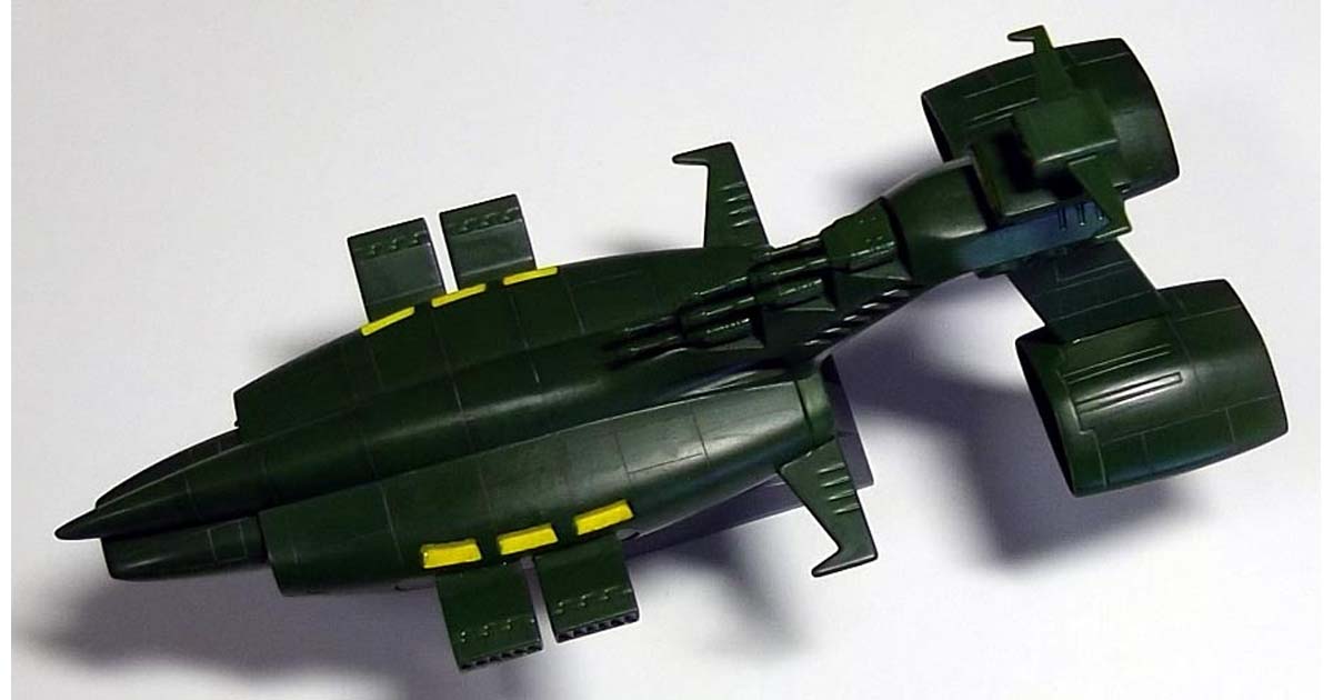 1/1200　ムサイ巡洋艦　ガンダム,プラモデル
