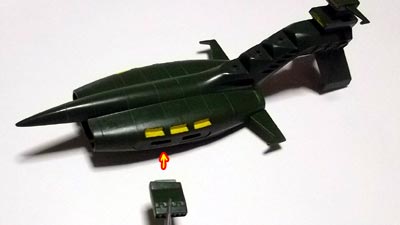 1/1200ムサイ　プラモデル(ガンダム)