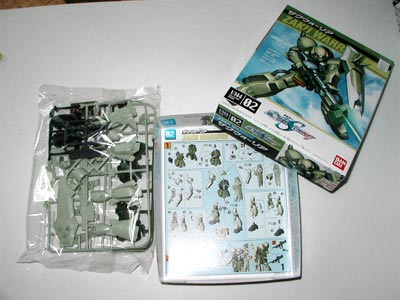 ザクウォーリアの製作（ガンダム,プラモデル）