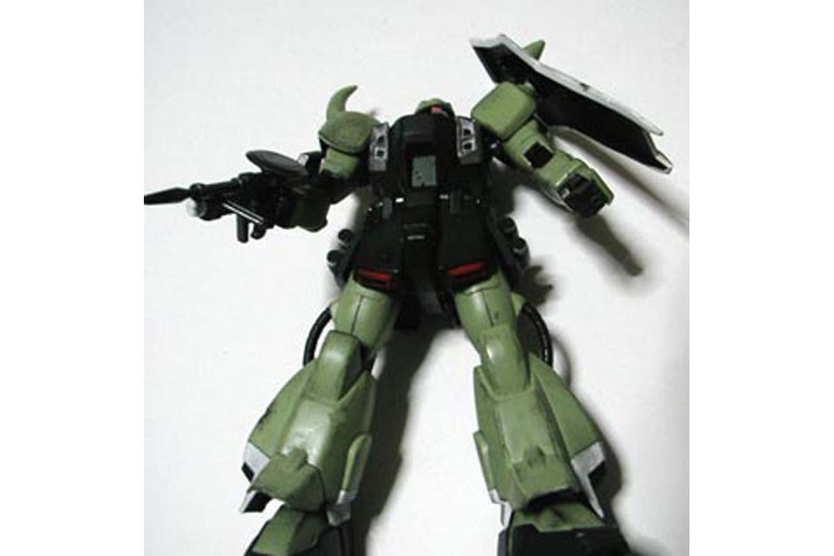 ザクウォーリアの製作（ガンダム,プラモデル）