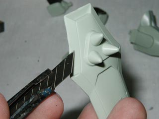 ザクウォーリアの製作（ガンダム,プラモデル）