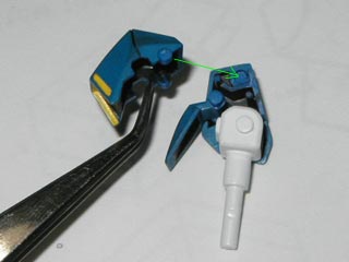 HGUCゼータガンダムの製作(プラモデル)