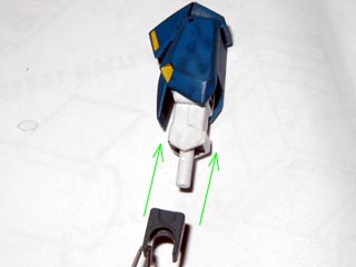 HGUCゼータガンダムの製作(プラモデル)