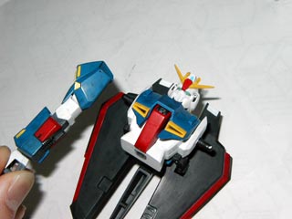 HGUCゼータガンダムの製作(プラモデル)