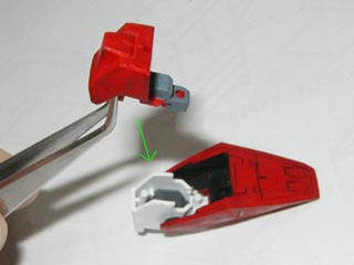 HGUCゼータガンダムの製作(プラモデル)