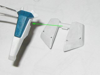HGUCゼータガンダムの製作(プラモデル)