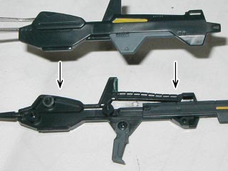 HGUCゼータガンダムの製作(プラモデル)